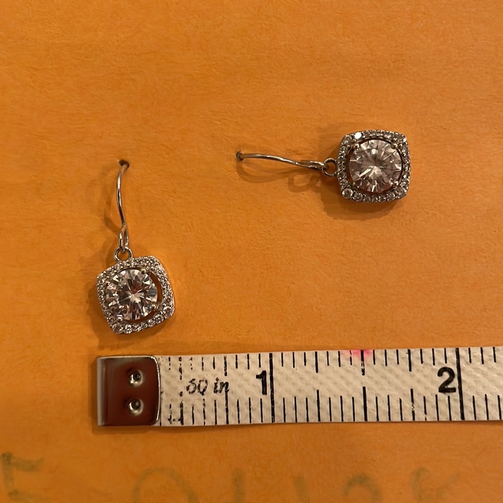 Sterling Silver Dangle Statement Earrings - image 7